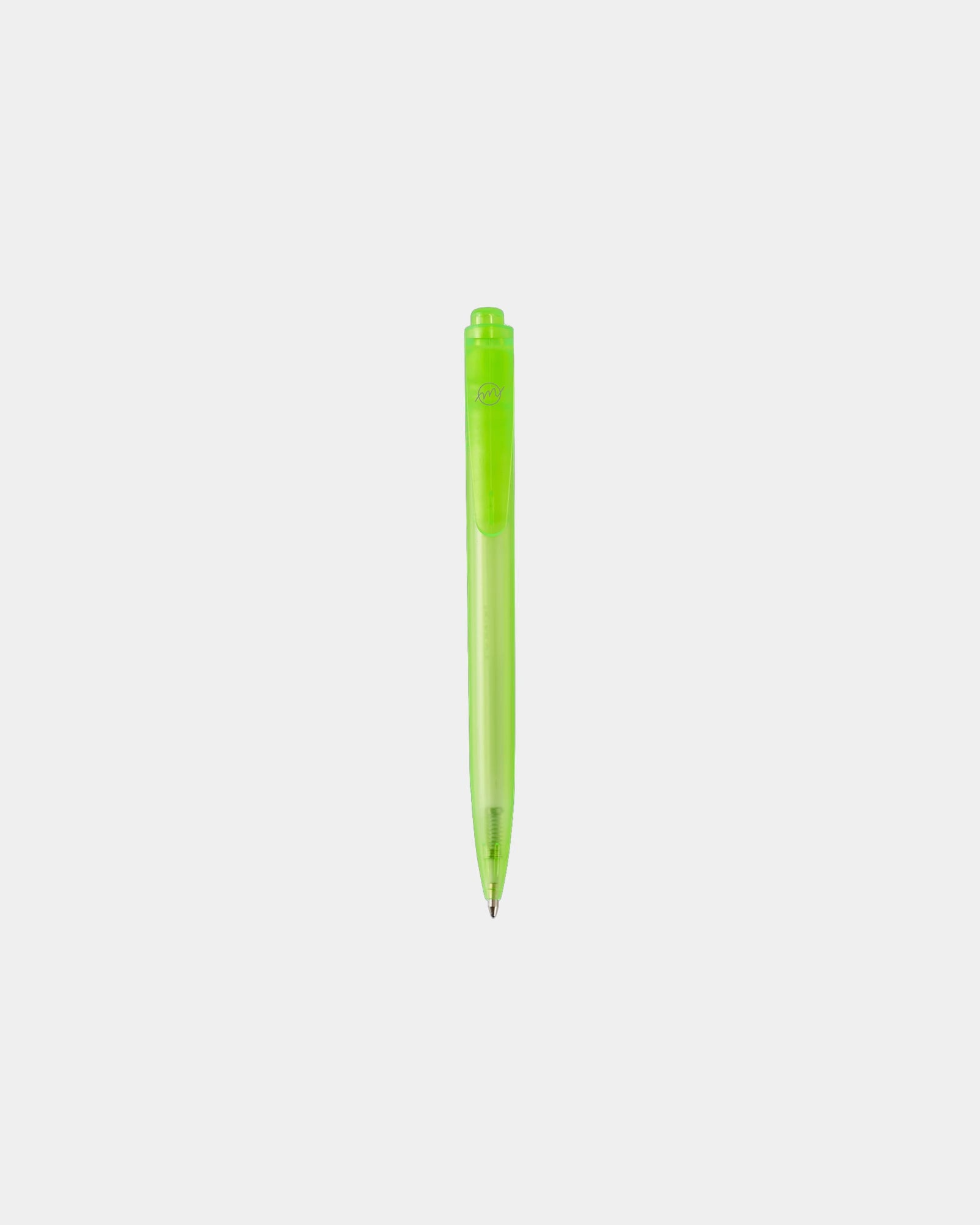 Penna a sfera plastica oceanica Thalaasa da personalizzare - Verde