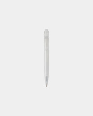 Penna a sfera plastica oceanica Thalaasa da personalizzare - Bianco