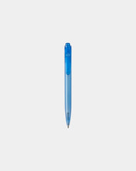 Penna a sfera plastica oceanica Thalaasa da personalizzare - Blu
