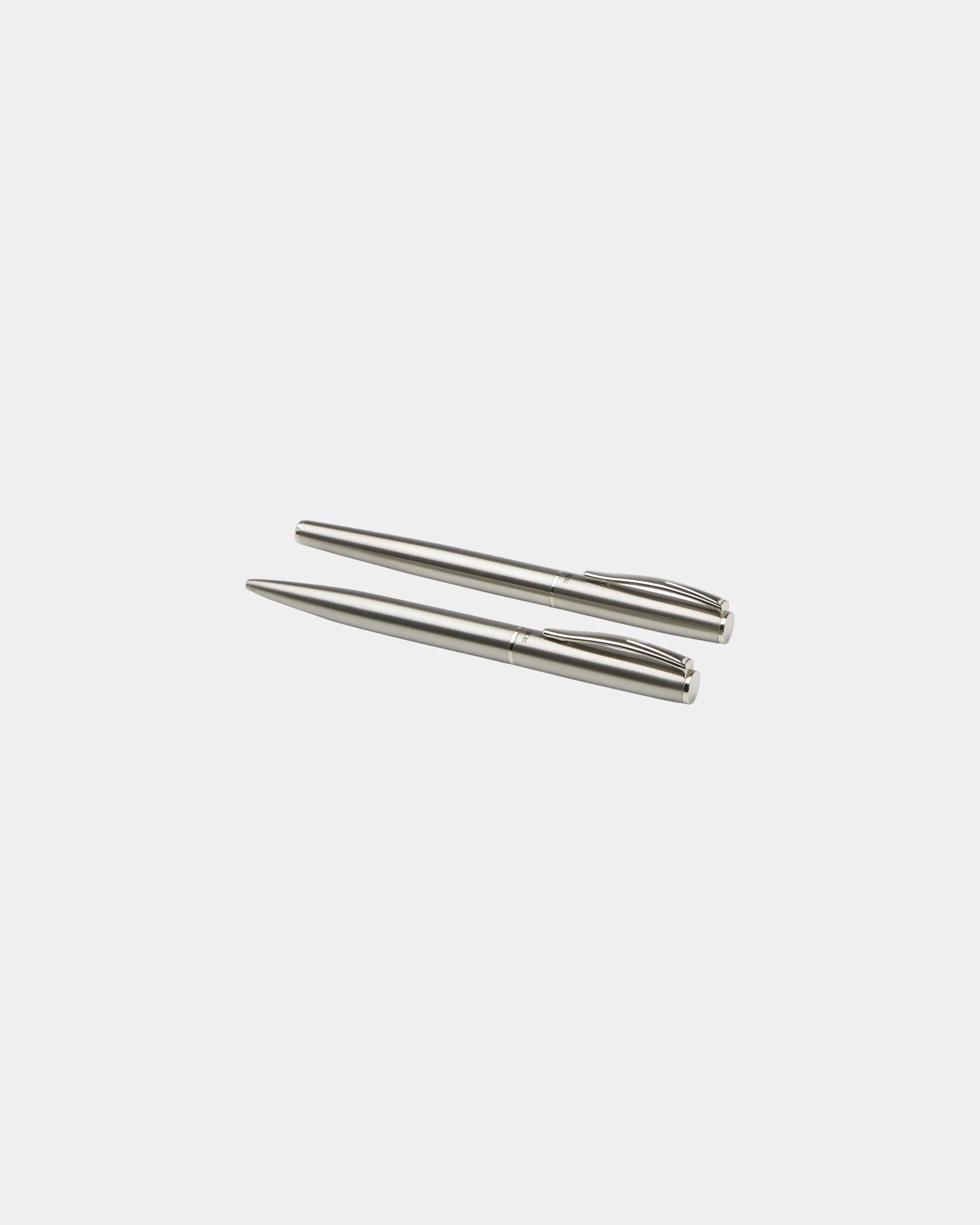 Set penna sfera e roller acciaio riciclato da personalizzare - 2