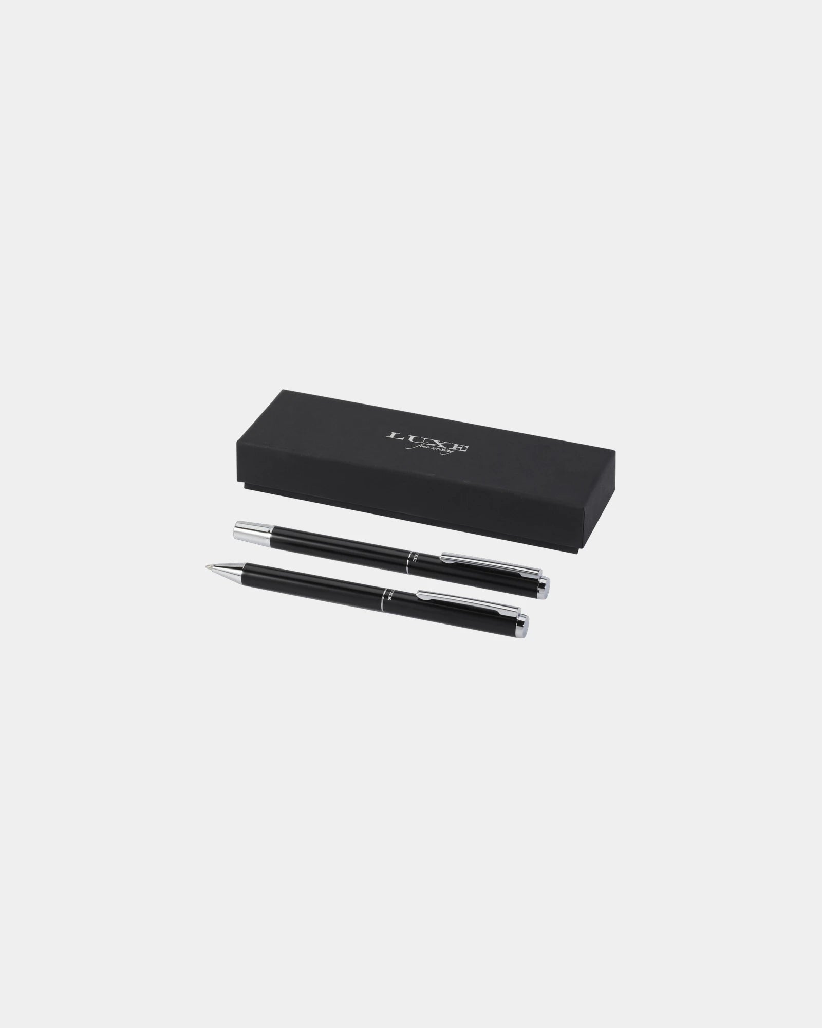 Set penna sfera e roller alluminio da personalizzare - Nero