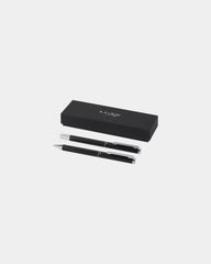 Set penna sfera e roller alluminio da personalizzare - Nero