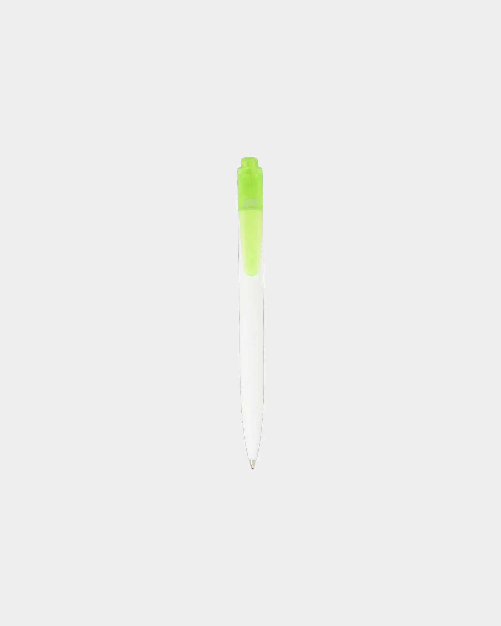 Penna a sfera plastica oceanica Thalaasa da personalizzare - Verde Traslucido