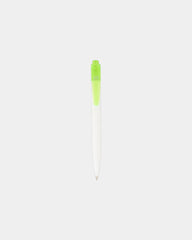Penna a sfera plastica oceanica Thalaasa da personalizzare - Verde Traslucido