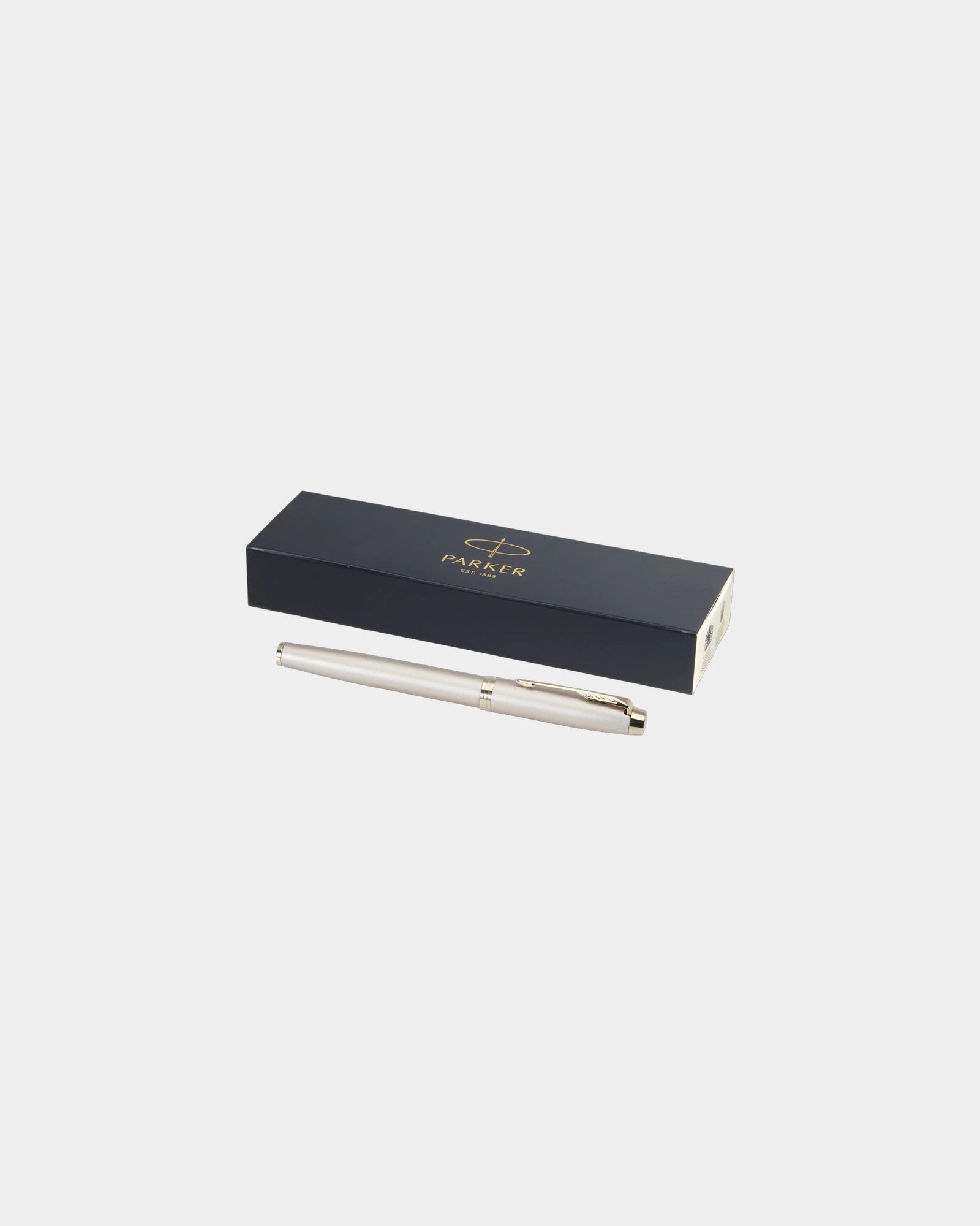 Penna roller Parker IM acciaio inox da personalizzare - Champagne