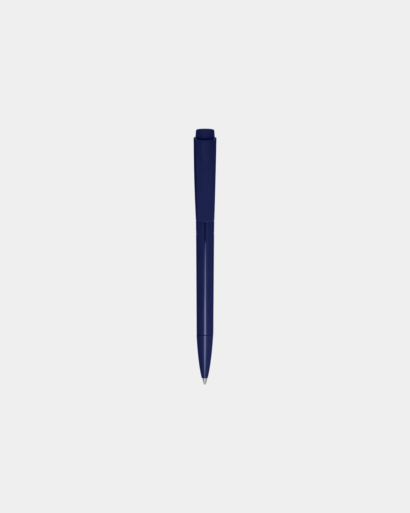 Penna a sfera plastica riciclata Martha da personalizzare - Blu marino
