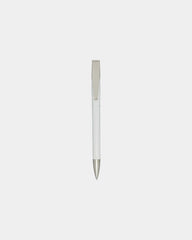 Penna a sfera plastica riciclata Ana da personalizzare - Bianco