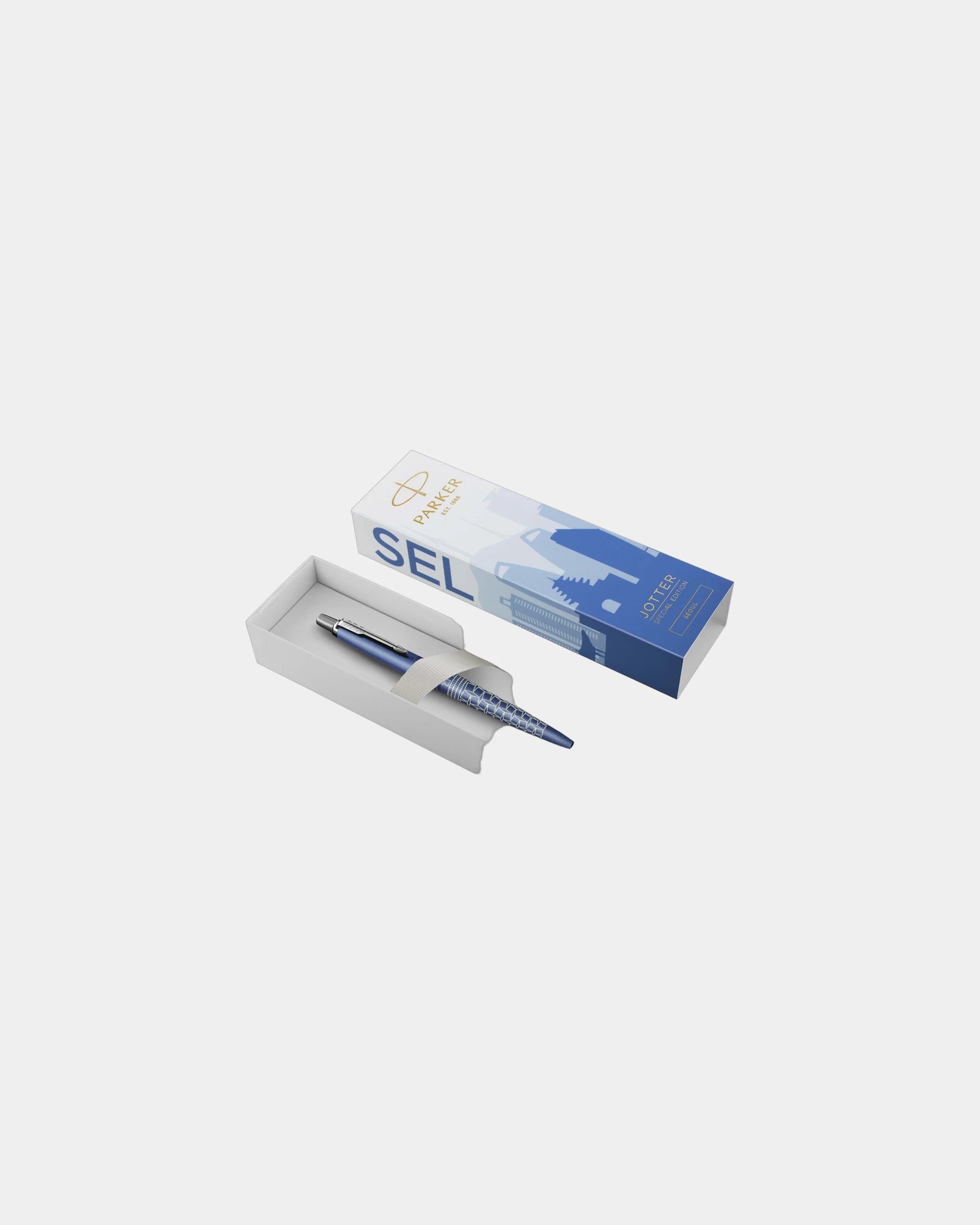 Penna a sfera Parker Jotter SE metallo da personalizzare - Blu Elettrico