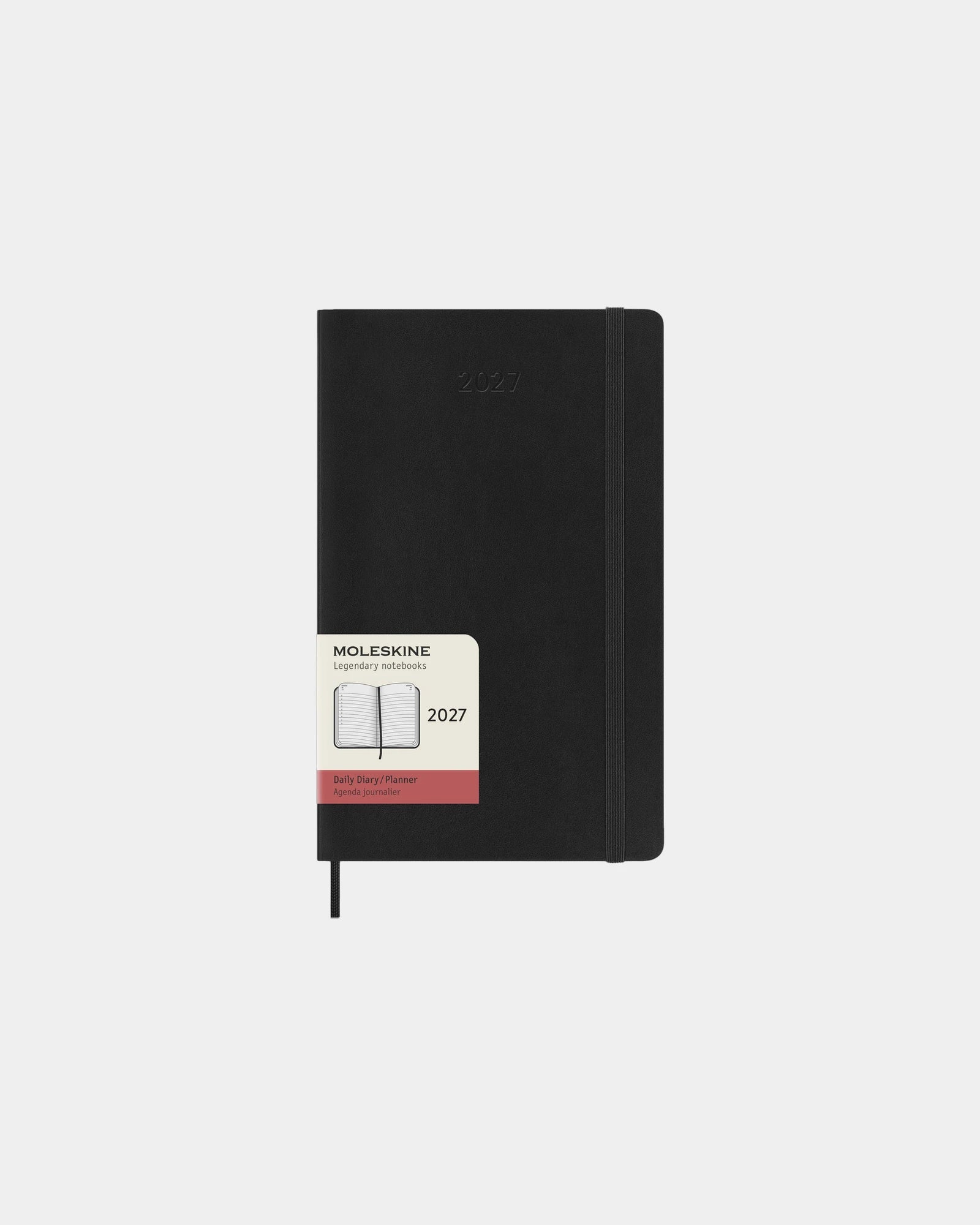 Agenda giornaliero Moleskine 12 mesi da personalizzare - Nero