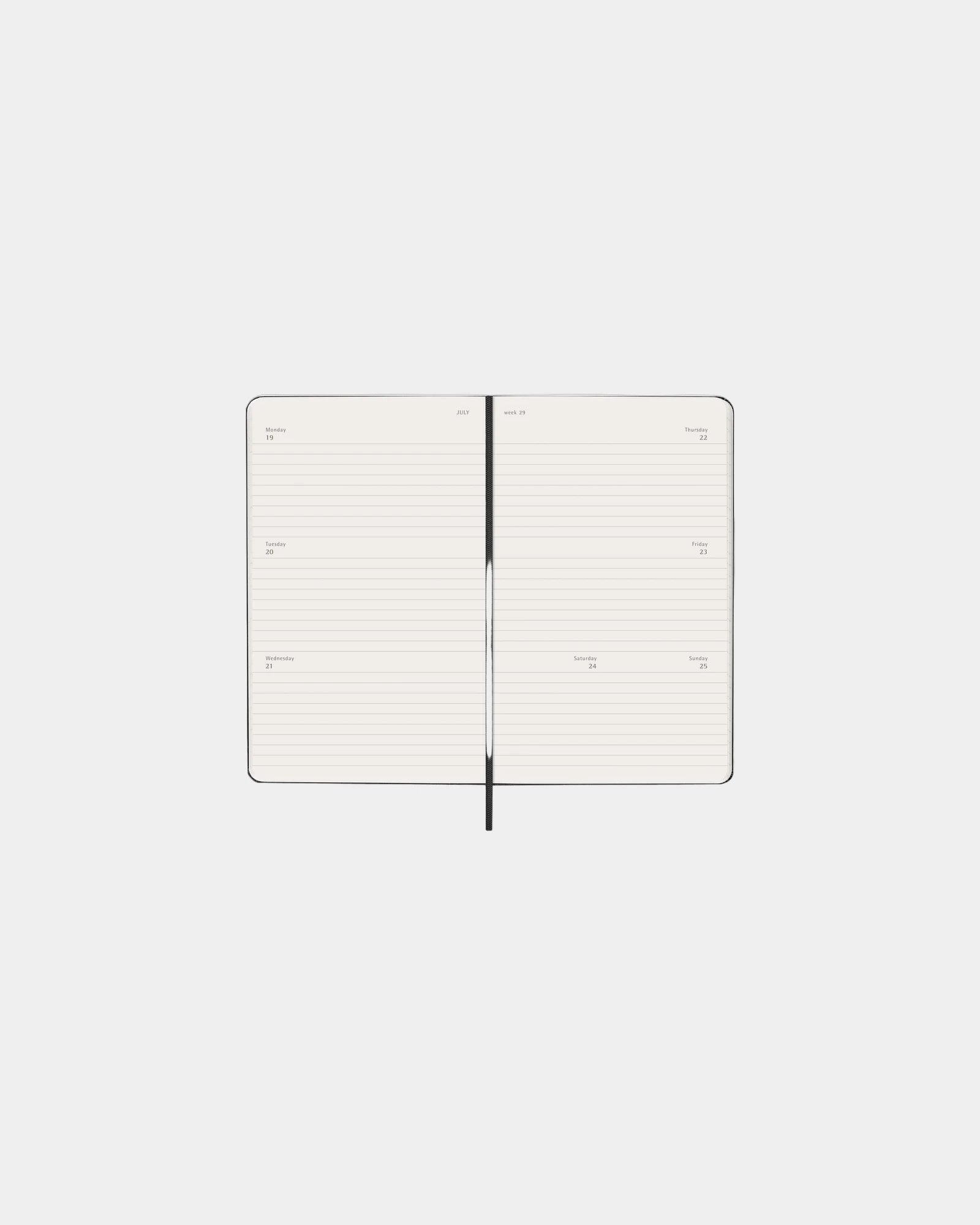 Agenda settimanale Moleskine 12 mesi da personalizzare - 3