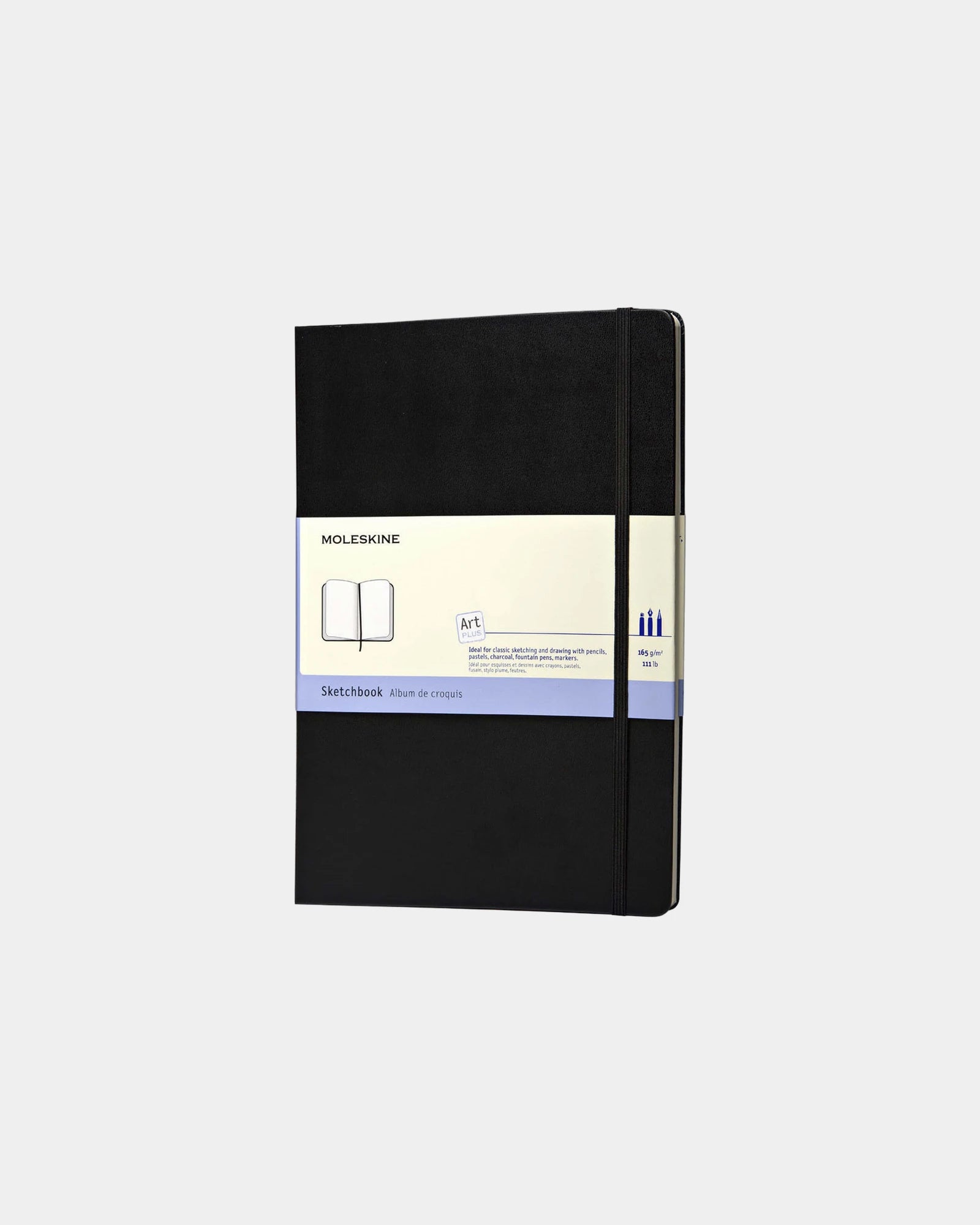 Taccuino da disegno FSC Moleskine A4 da personalizzare - Nero