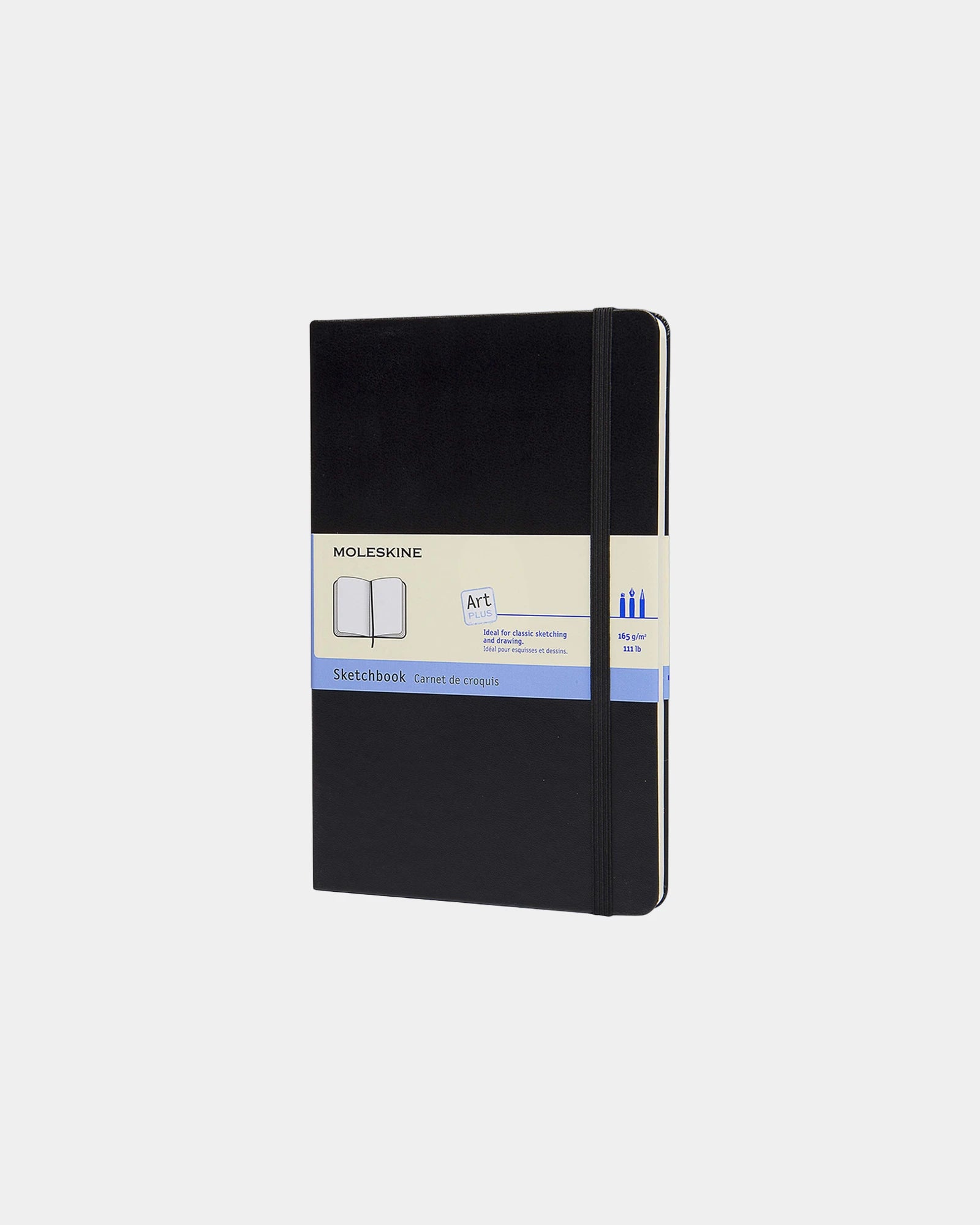 Taccuino acquarello FSC Moleskine 13x21 da personalizzare - Nero