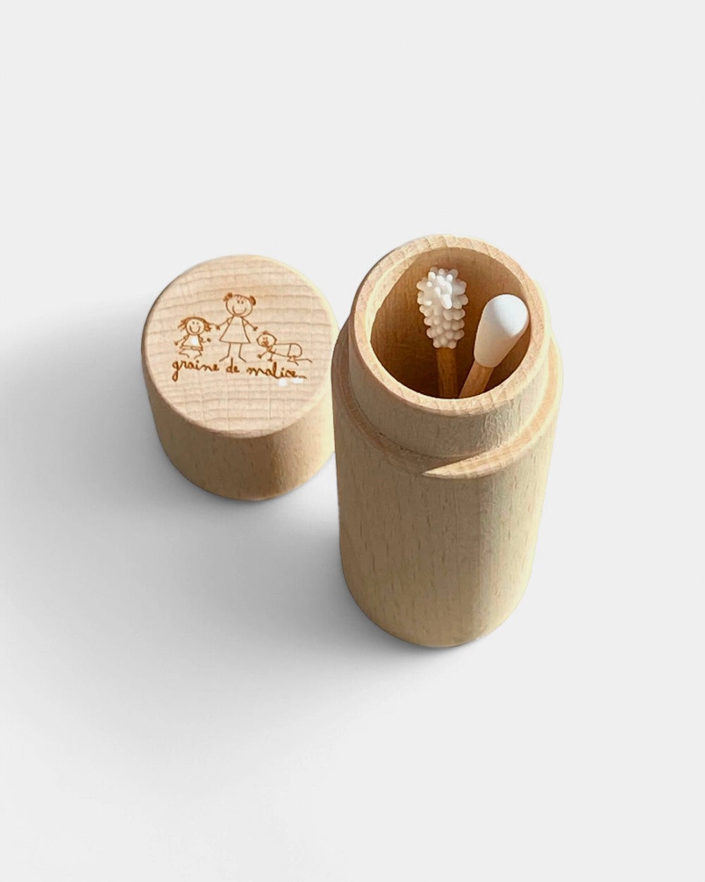 Duo di cotton fioc e applicatore per il trucco riutilizzabili da personalizzare - 5