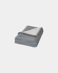 Plaid in pile sherpa 150x125 cm da personalizzare - Grigio