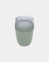 Porta pranzo Ellipse 500+200ml da personalizzare - Verde salvia