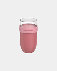 Porta pranzo termico Ellipse 750+300ml da personalizzare - Rosa