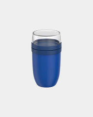Porta pranzo termico Ellipse 750+300ml da personalizzare - Blu Vivo