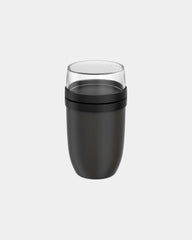 Porta pranzo termico Ellipse 750+300ml da personalizzare - Nero