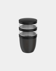Porta pranzo termico Ellipse 3 pezzi da personalizzare - Nero