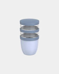 Porta pranzo termico Ellipse 3 pezzi da personalizzare - Blu