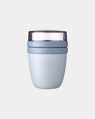 Lunch box due scomparti 300+120ml da personalizzare - Blu