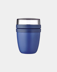 Lunch box due scomparti 300+120ml da personalizzare - Blu Vivo