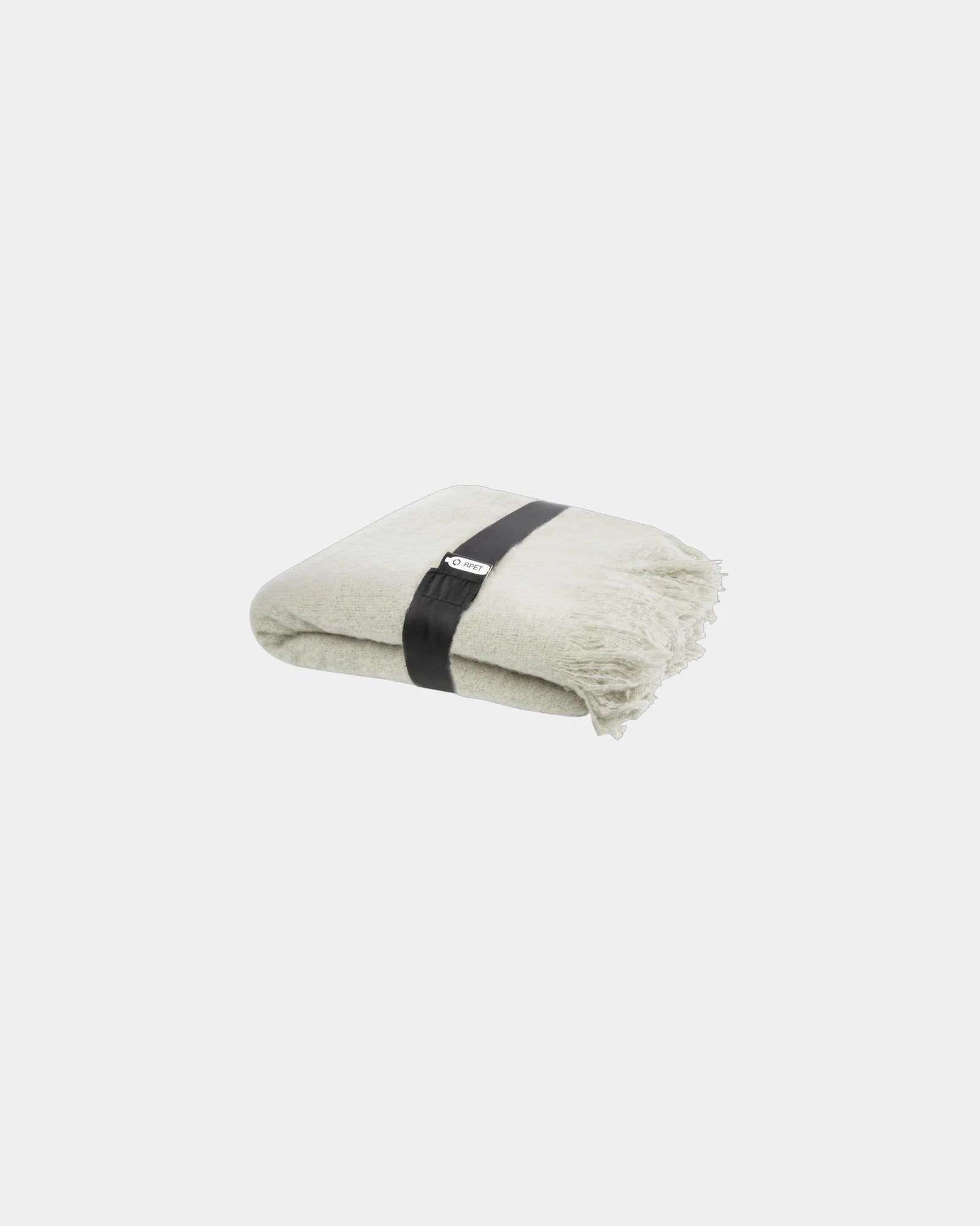 Coperta RPET certificato GRS 152x127 da personalizzare - Grigio chiaro
