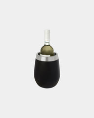 Refrigeratore vino acciaio inox Tromso da personalizzare - Nero