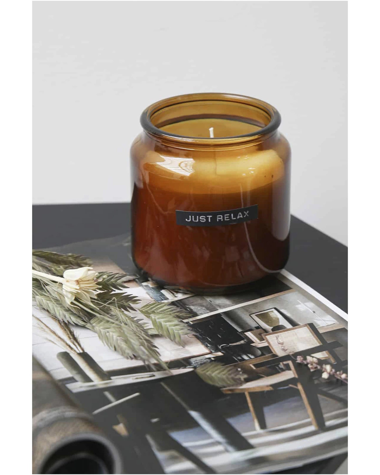 Candela profumata cera di colza legno cedro da personalizzare - 2