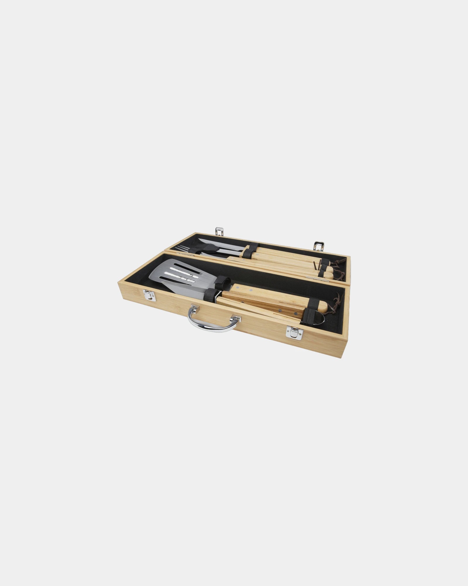 Set barbecue bambù 5 pezzi Churras da personalizzare - 2