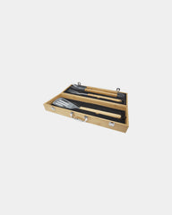 Set barbecue bambù acciaio inox Assadus da personalizzare - 2