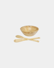 Set insalatiera bambù Argulls da personalizzare - Naturale