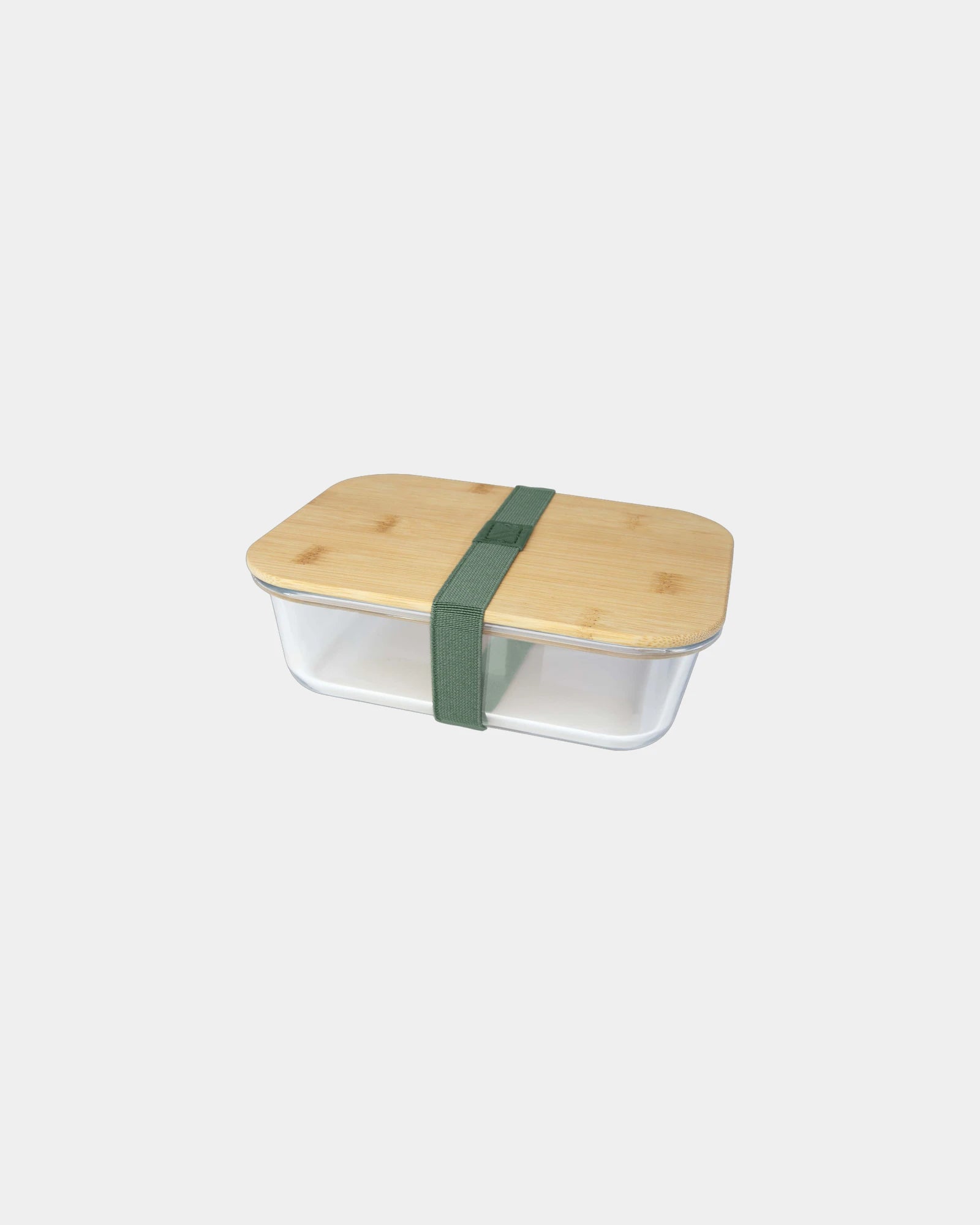 Porta pranzo vetro bambù Roby 1000ml da personalizzare - Verde Erica