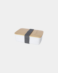 Porta pranzo plastica riciclata 750ml da personalizzare - Bianco