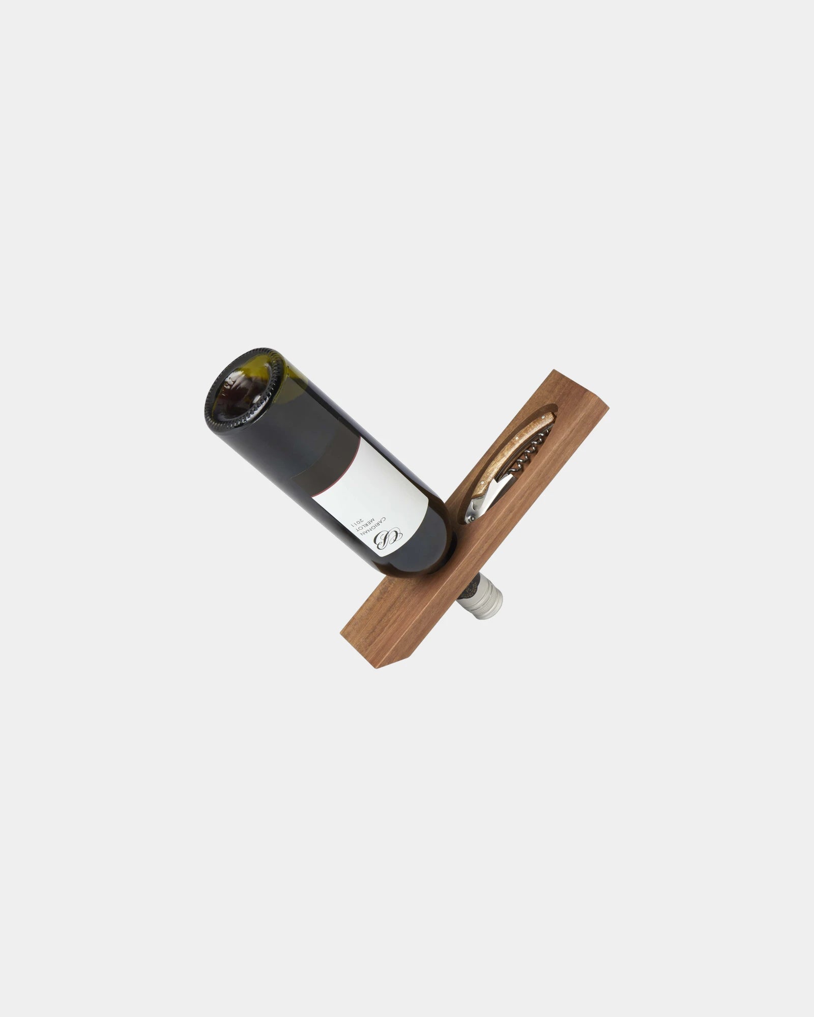 Set porta bottiglie acacia FSC Vino da personalizzare - Legno