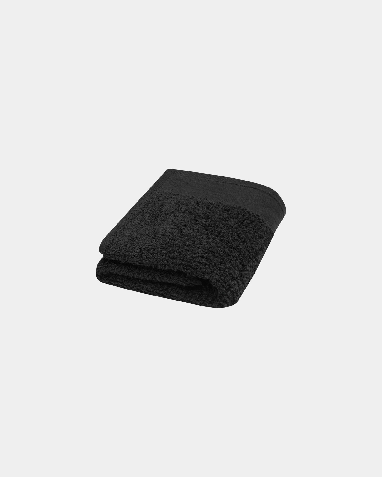 Asciugamano cotone 550 g/m² 30x50 cm da personalizzare - Nero