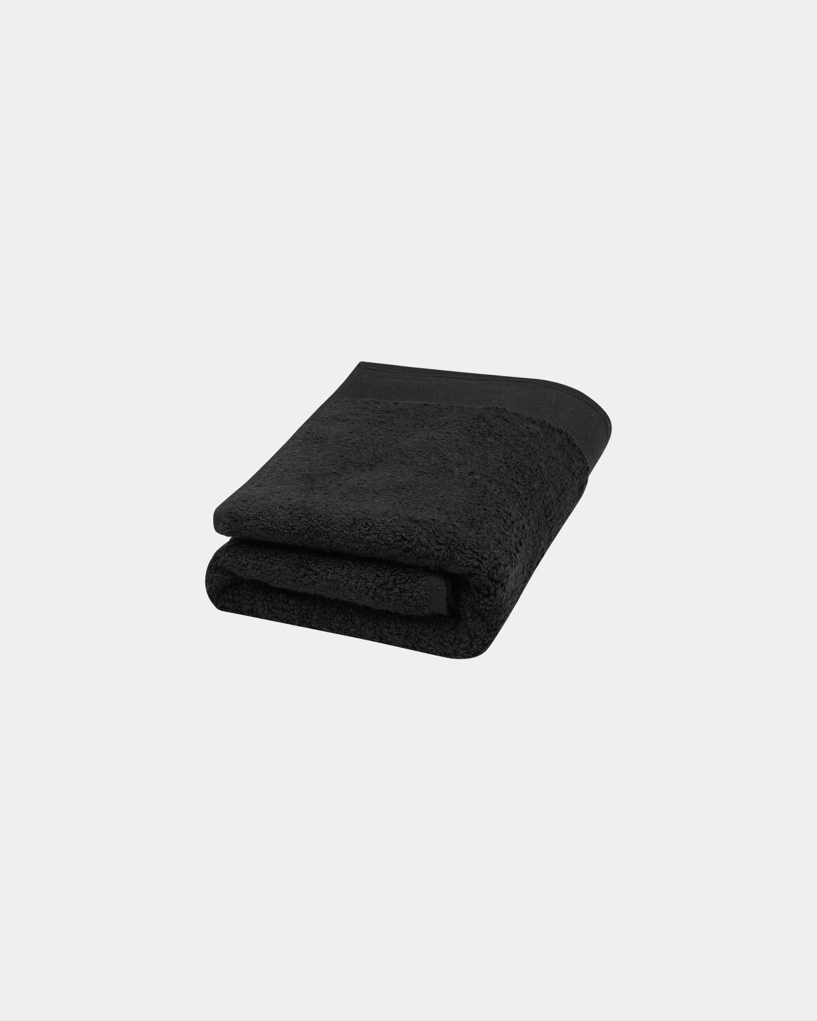 Asciugamano cotone 550 g/m² 50x100 cm da personalizzare - Nero