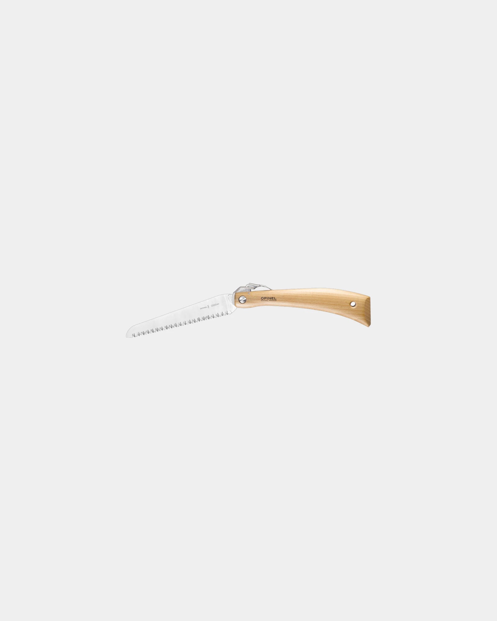 Coltello seghettato Opinel N°18 acciaio da personalizzare - Beige