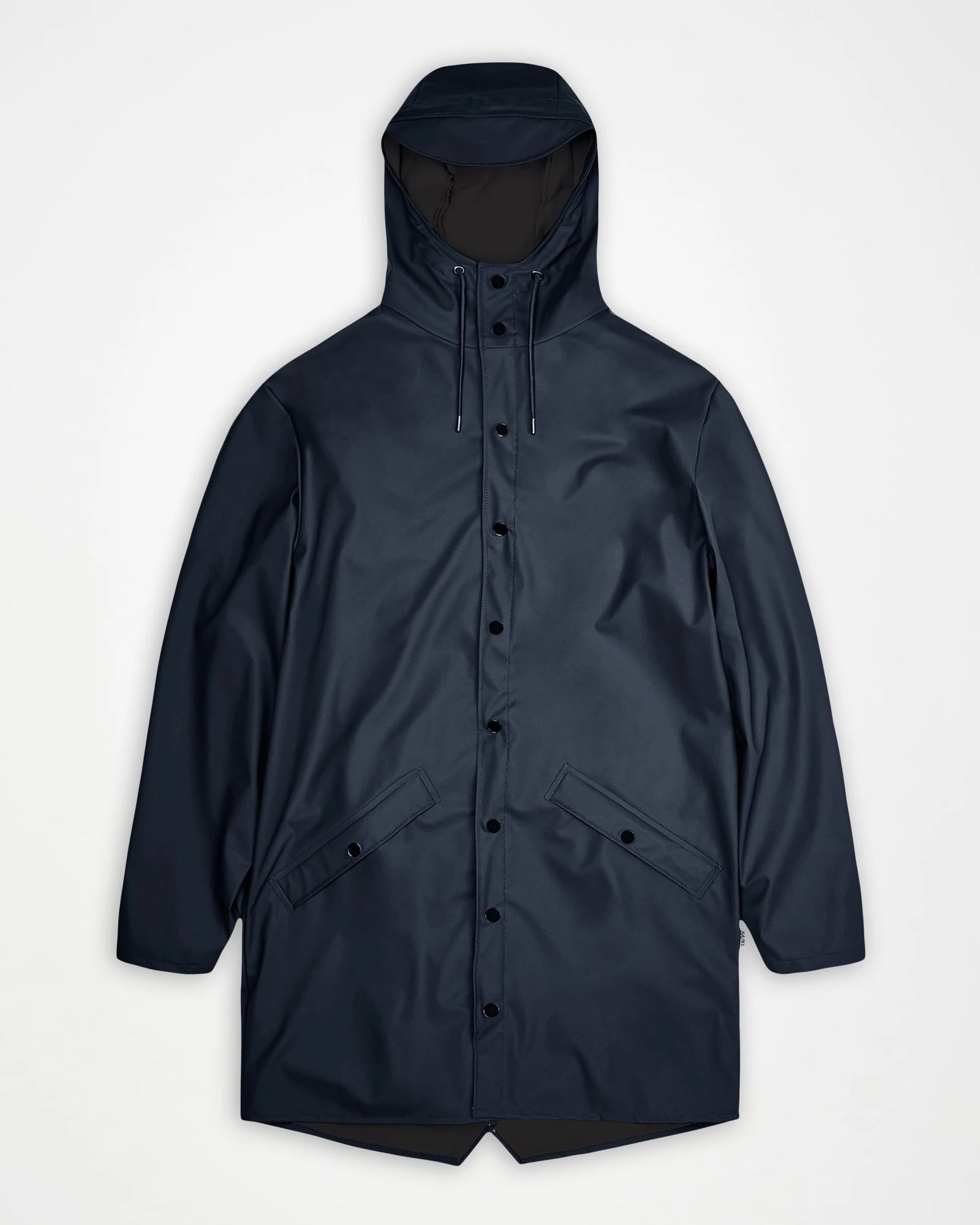 Giacca impermeabile Rains Long Jacket W3 da personalizzare - Blu navy