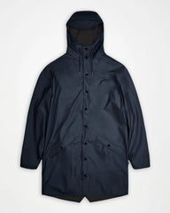 Giacca impermeabile Rains Long Jacket W3 da personalizzare - Blu navy