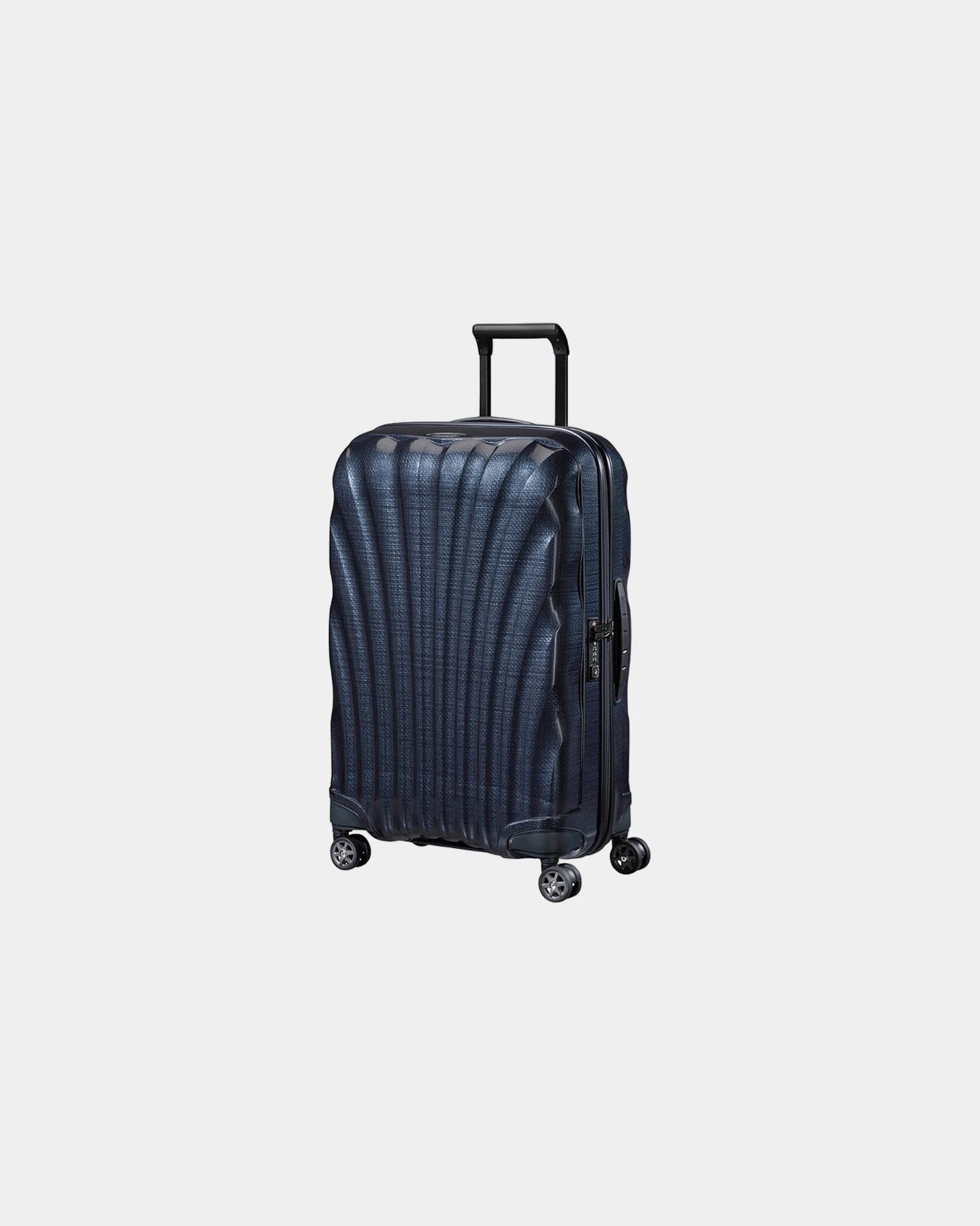 Trolley 4 ruote Samsonite C-Lite 75 cm da personalizzare - Blu Scuro