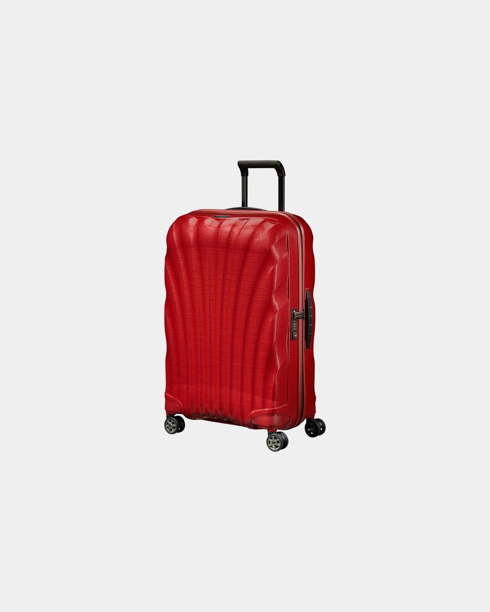 Trolley 4 ruote Samsonite C-Lite 75 cm da personalizzare - Rosso