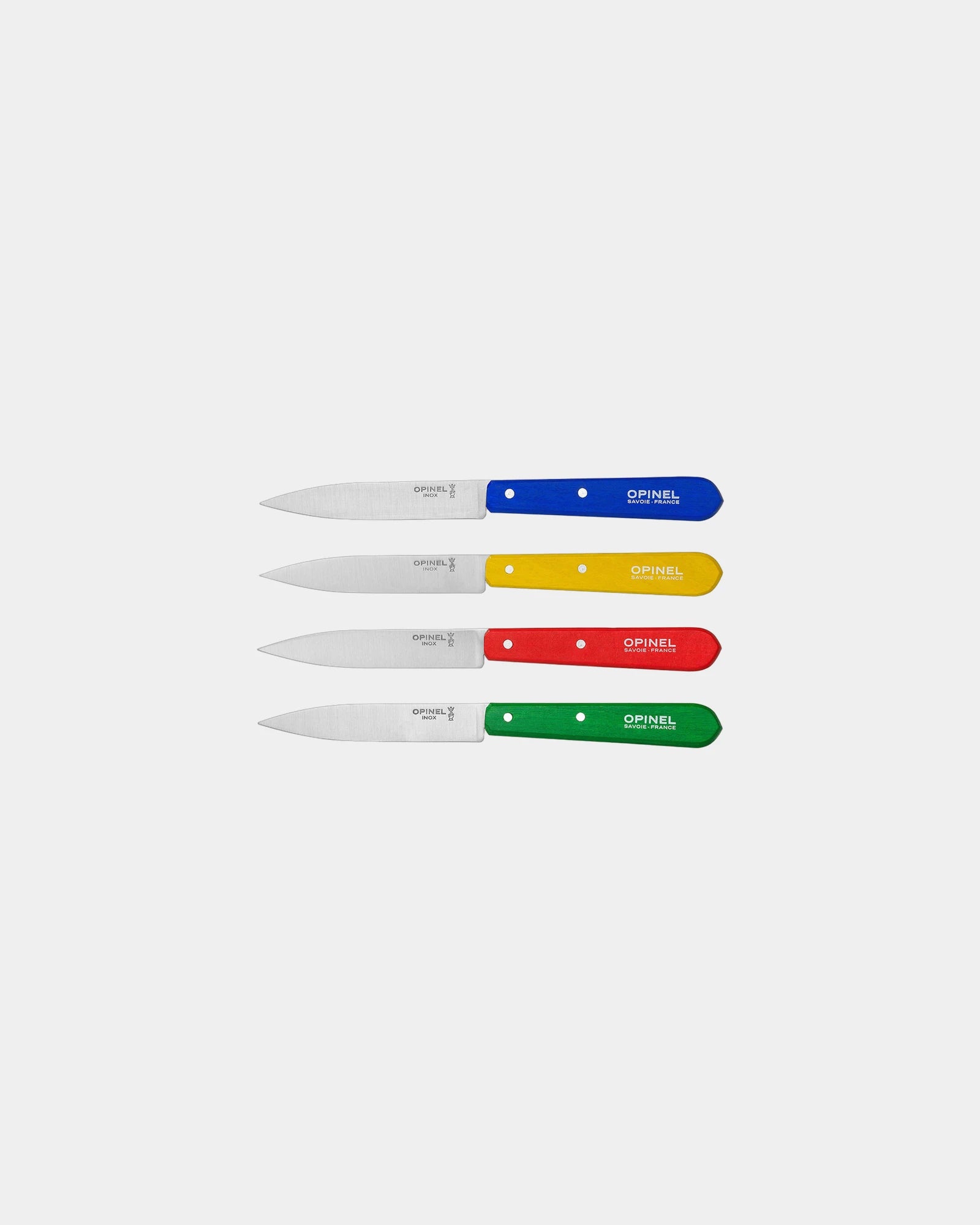 Set 4 coltelli Opinel N°112 colorati da personalizzare - 1
