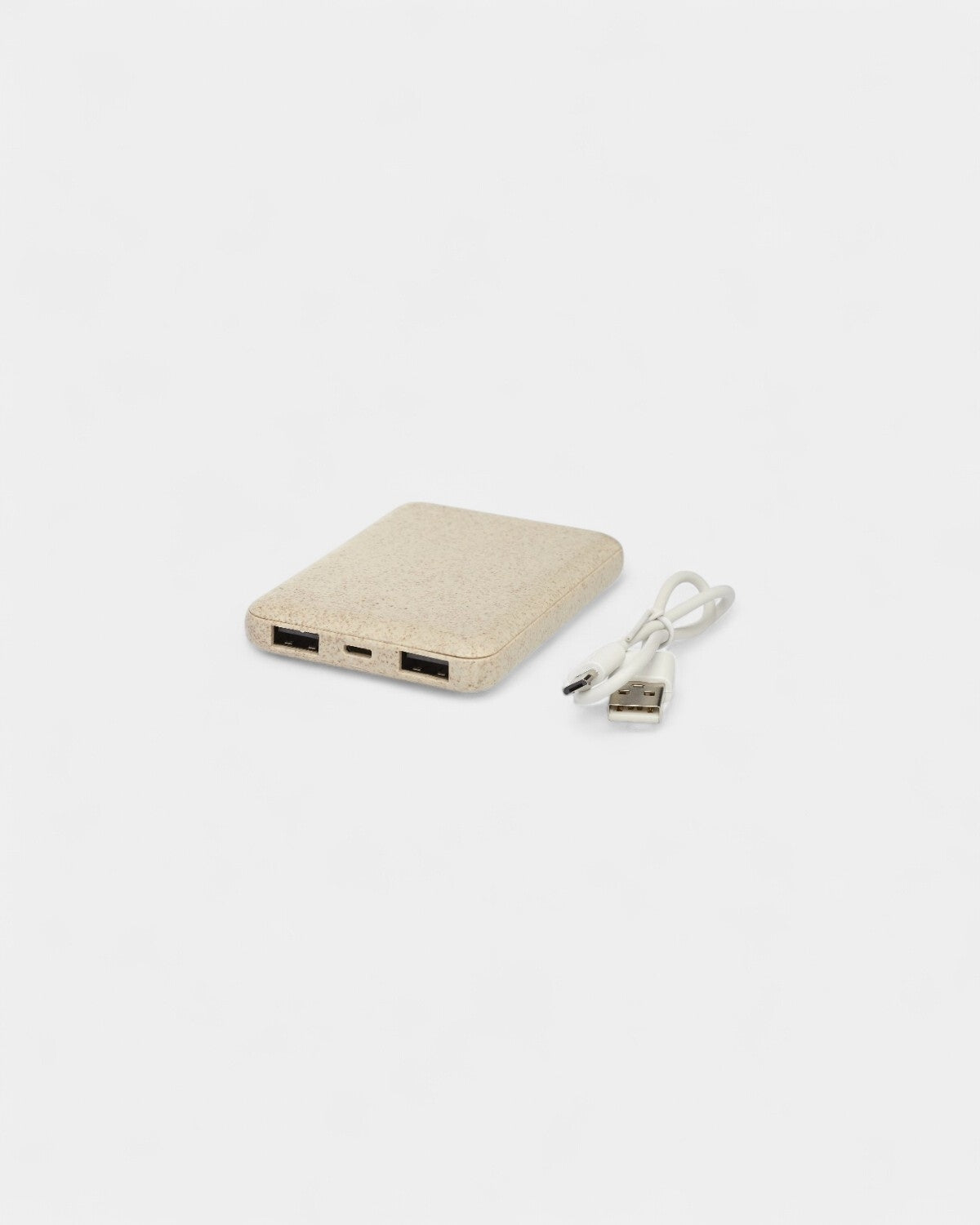 Power bank in paglia di grano personalizzabile - 2