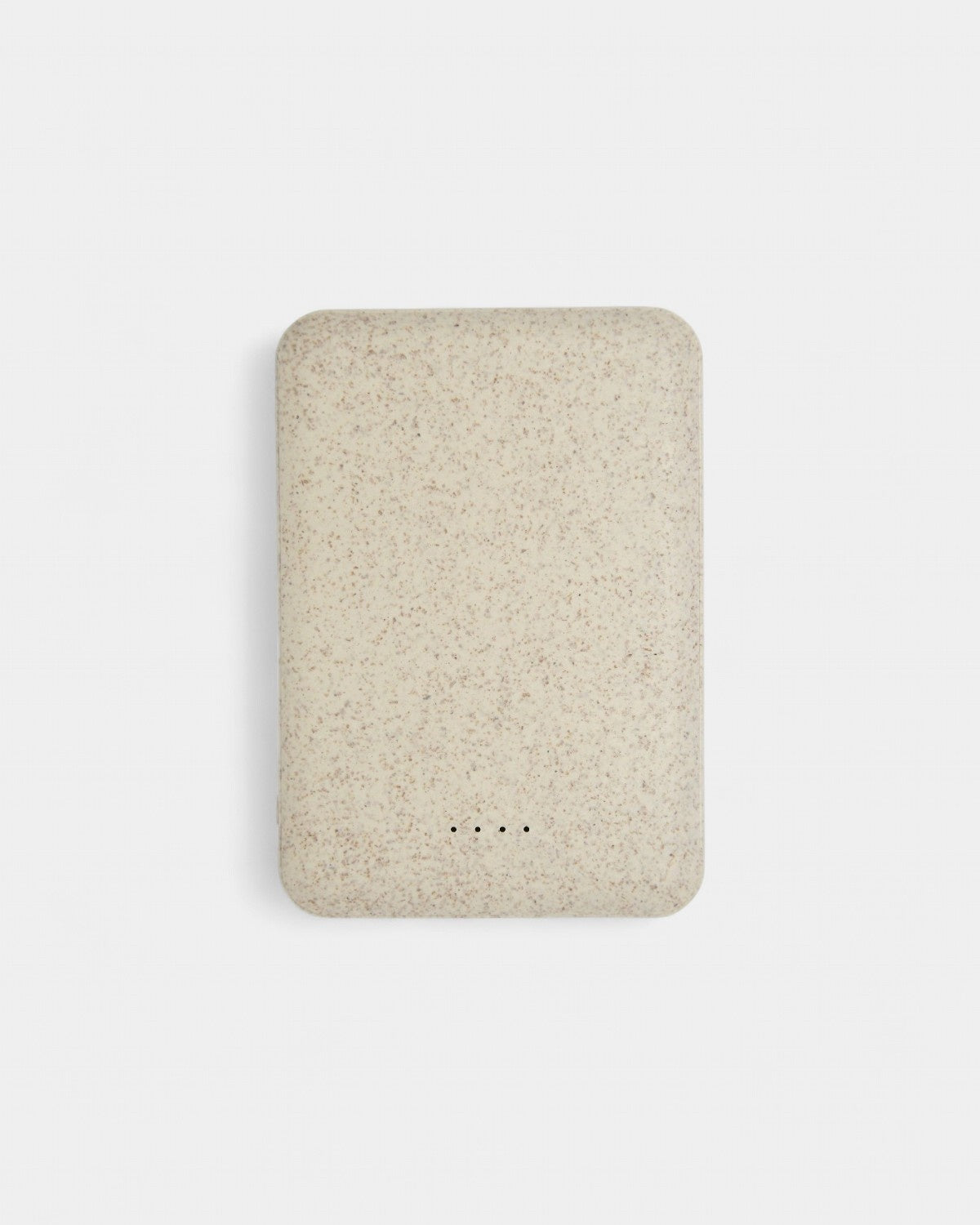 Power bank in paglia di grano personalizzabile