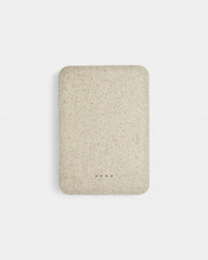 Power bank in paglia di grano personalizzabile