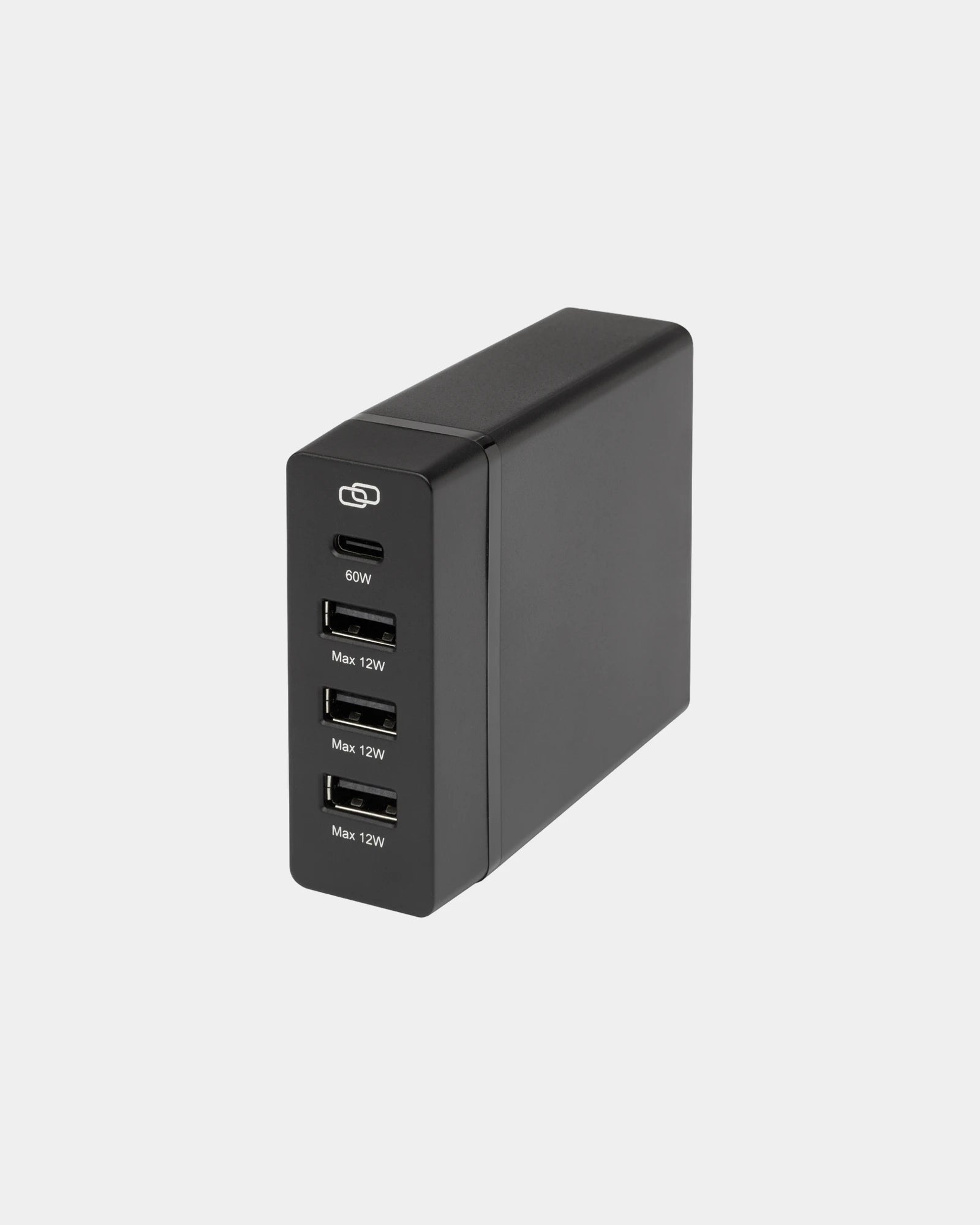 Power bank plastica riciclata 72W da personalizzare - Nero