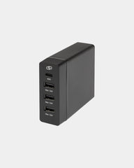 Power bank plastica riciclata 72W da personalizzare - Nero