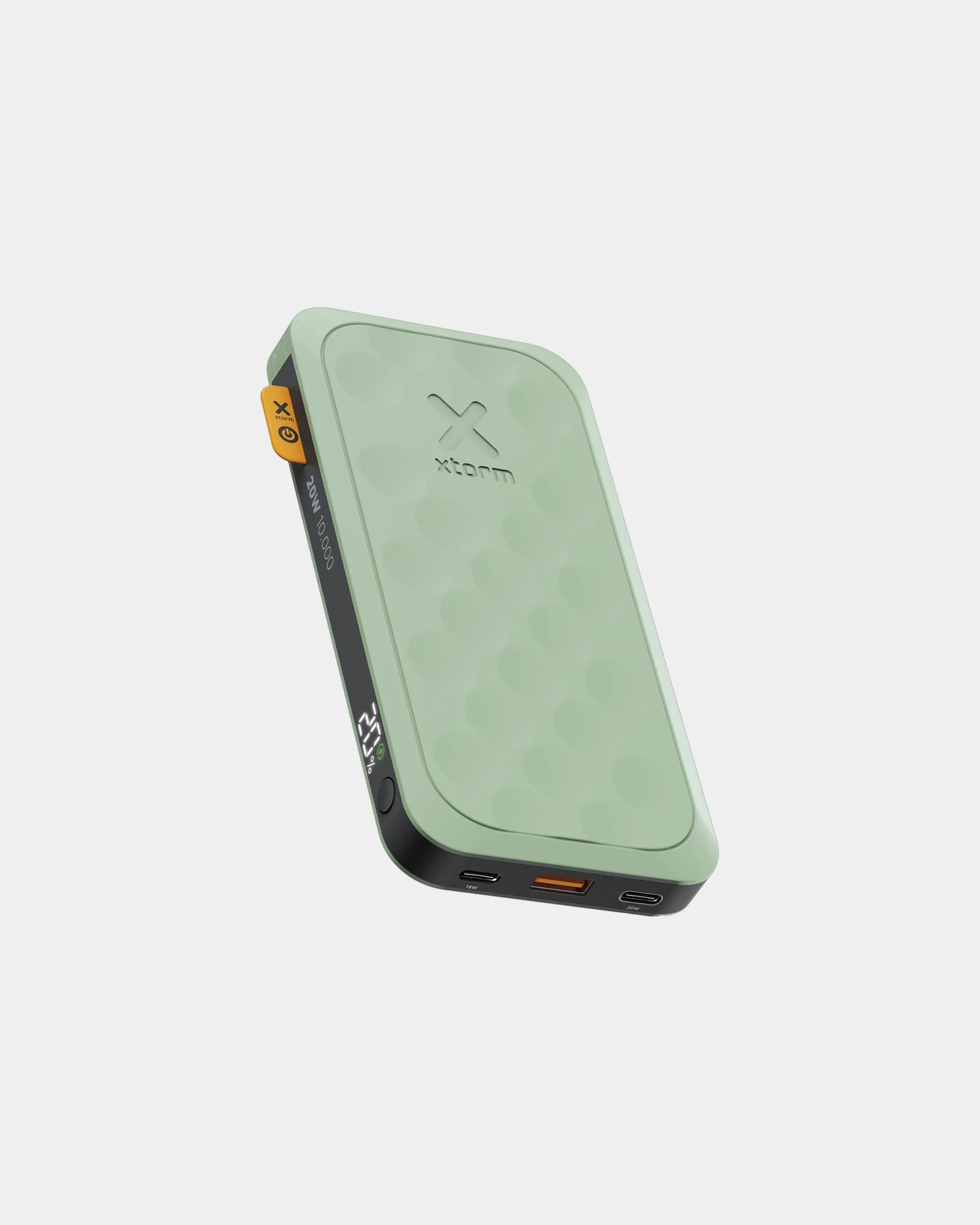 Power bank riciclato 10.000 mAh 20W da personalizzare - Verde salvia
