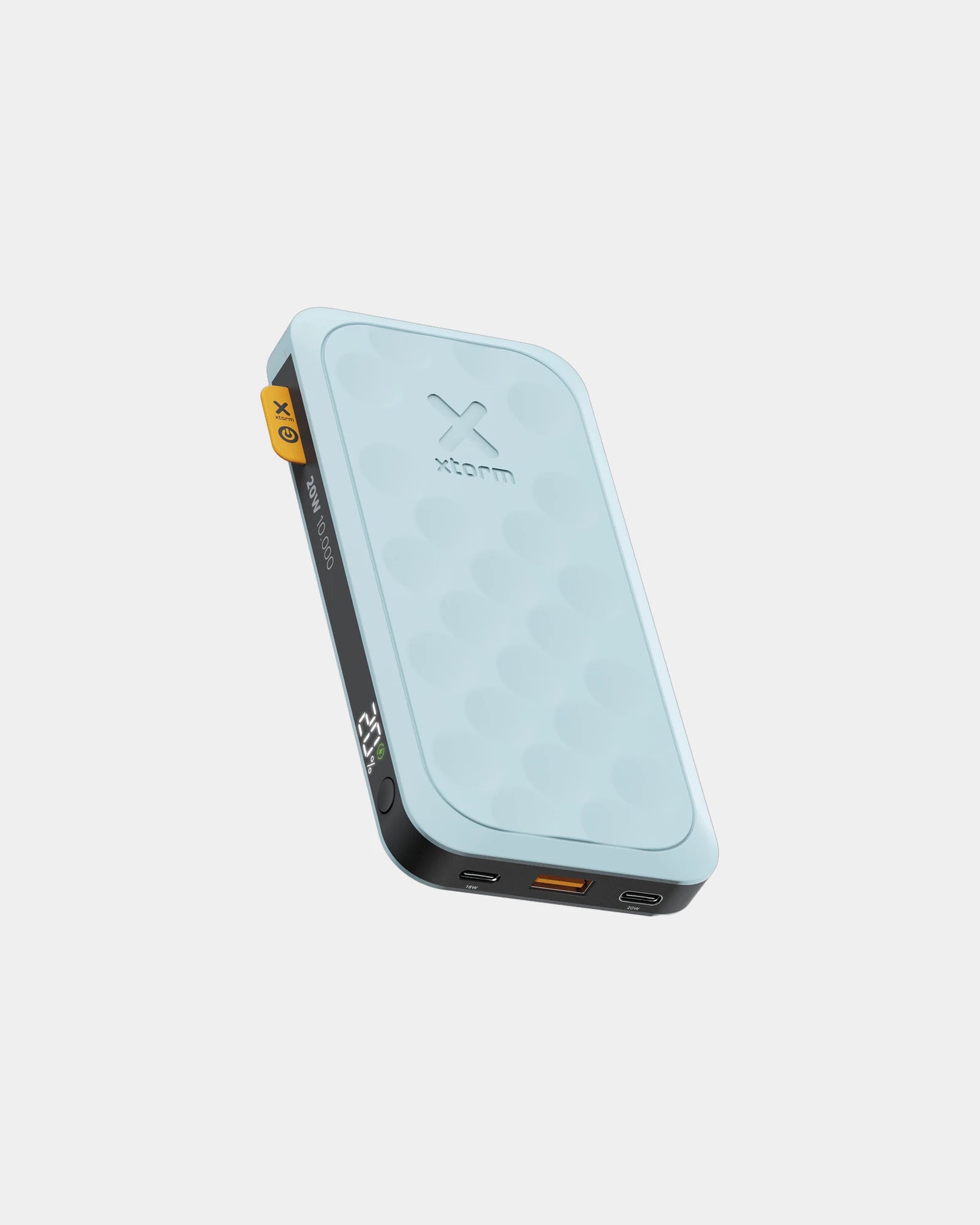 Power bank riciclato 10.000 mAh 20W da personalizzare - Blu Acqua
